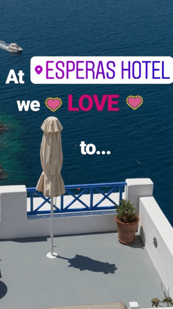 παράδειγμα ενός instagram story